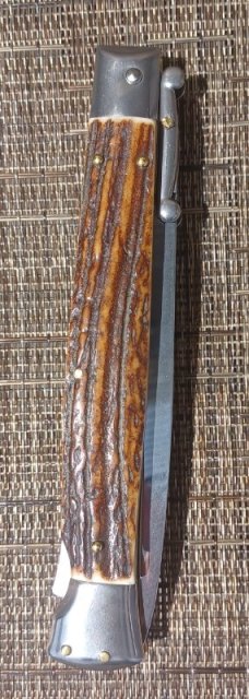 MINT FRANK BELTRAME 11INCH SWINGUARD WITH STAGG HORN 