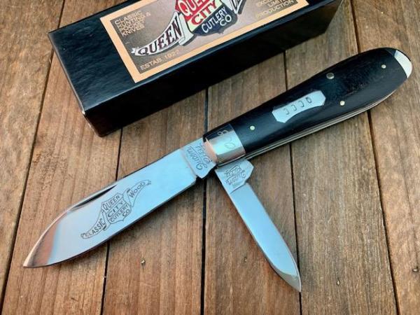 Queen City Cutlery Classics Tear Drop Jack Ebony