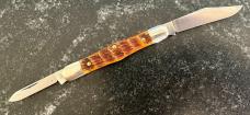 Great Eastern Cutlery Tidioute #331220 Conductor, Antique Autumn Jig Bone Handle, Used (GEC 33) 