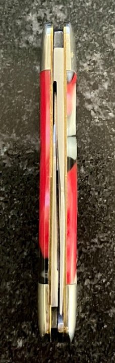 Great Eastern Cutlery Tidioute #331211 Proto Conductor, Dead Skunk Acrylic Handle, Unused (GEC 33) 