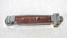 NEW A.G.A. CAMPOLIN 9" MALTESE SANTOS MAHOGANY WOOD  MODIFIED BAYONET BLADE NICKEL SILVER BOLSTERS 