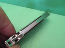 Buck Duke, English Script Stamp, Micarta Handles ,Pre Date Code Model #500