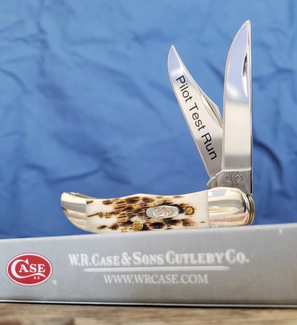 Case XX - Pilot Test Run - 62165 SS - Amber Bone Pocket Hunter - 2020