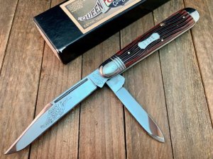 Queen City Cutlery Classics English Jack Antique Green Winter Bottom Bone