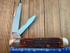 Queen City Cutlery Classics English Jack Antique Green Winter Bottom Bone 