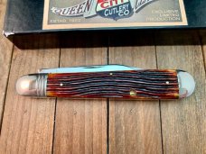 Queen City Cutlery Classics English Jack Antique Green Winter Bottom Bone 
