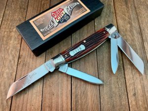 Queen City Cutlery Classics Congress Antique Green Winterbottom Bone 