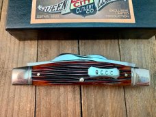 Queen City Cutlery Classics Congress Antique Green Winterbottom Bone 