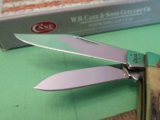 Case XX 2007 Raised Letter Red Shield Stag Half Coke Bottle Pattern# 5225 1/2 SS