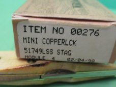 Case XX 1998 Stag Mini Copperlock Pattern # 51749L SS