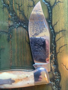 1979 SMKW Mountaineer Buffalo hunter Appaloosa bone