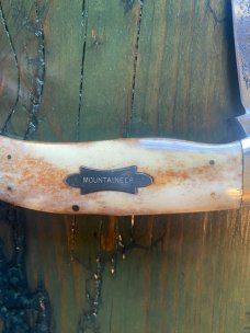 1979 SMKW Mountaineer Buffalo hunter Appaloosa bone