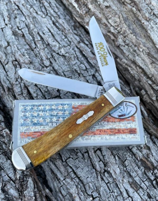 CASE XX ** SFO 2020 ANTIQUE SMOOTH BONE 100 YEARS TRAPPER