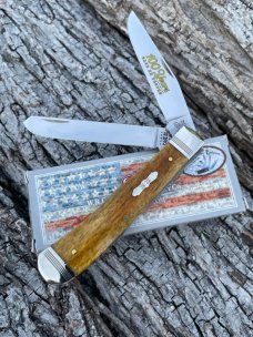 CASE XX ** SFO 2020 ANTIQUE SMOOTH BONE 100 YEARS TRAPPER