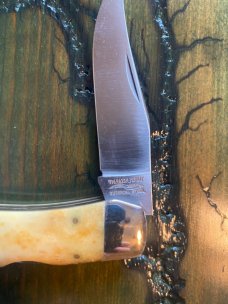 Parker double Texas lockhorn bone lockback 