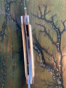 Parker double Texas lockhorn bone lockback 