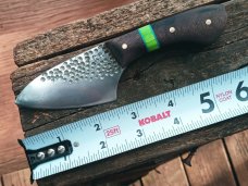 CUSTOM COWHAWK CH HUNTING SKINNING FIXED BLADE SURVIVAL EDC KNIFE KNIVES GREEN