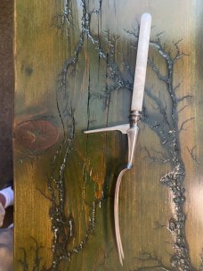 Vintage Sheffield Mother of pearl fork