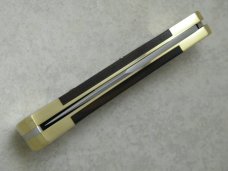 Buck 110 USA Hunter Wood Folding Lockback Knife - 2 Dot Marking c.1974-1980