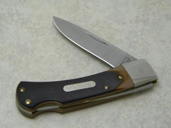Schrade + USA 3OT Delrin Old Timer Bearhead Lockback Knife MoDOT Safety Team 1999 Schrade + USA 3OT Delrin Old Timer Bearhead Lockback Knife MoDOT Safety Team 1999