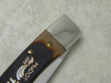 Schrade + USA 3OT Delrin Old Timer Bearhead Lockback Knife MoDOT Safety Team 1999