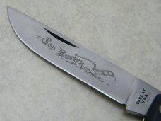 Case XX USA 7 Dot 1973 Black 2138 Carbon Steel Large Sod Buster Knife