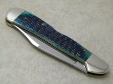 Case XX USA 1997 Blue/Green Bone 61549L SS Copperlock Knife