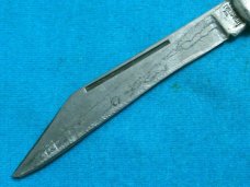VINTAGE FANCY HANDLE IMPERIAL USA CANDY STRIPE FOLDING POCKET FISHTAIL BOWTIE KNIFE KNIVES OLD