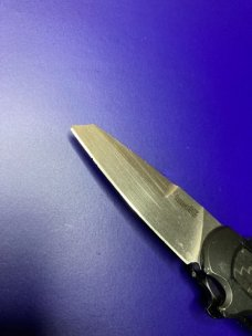 Kershaw Launch 12 Mini Stiletto Automatic Knife Gray/CF 7125
