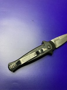 Kershaw Launch 12 Mini Stiletto Automatic Knife Gray/CF 7125