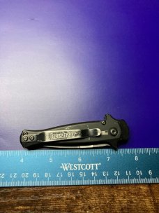 Kershaw Launch 12 Mini Stiletto Automatic Knife Gray/CF 7125