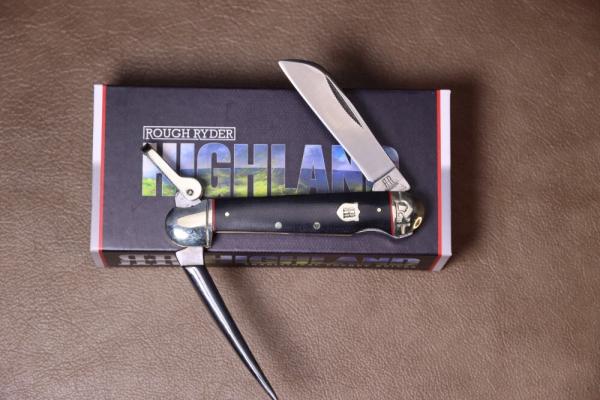 Rough Rider 2386 Black Micarta Marlin Spike