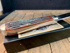 Queen City Cutlery Classics Tear Drop Jack Antique Green Winterbottom Bone