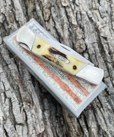 CASE XX ** 1989 STAG 05L LOCKBACK (HAS ETCHING ON BLADE)