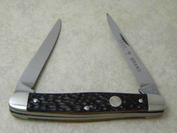 Boker USA Tree Brand 9572 Jigged Delrin Muskrat Knife