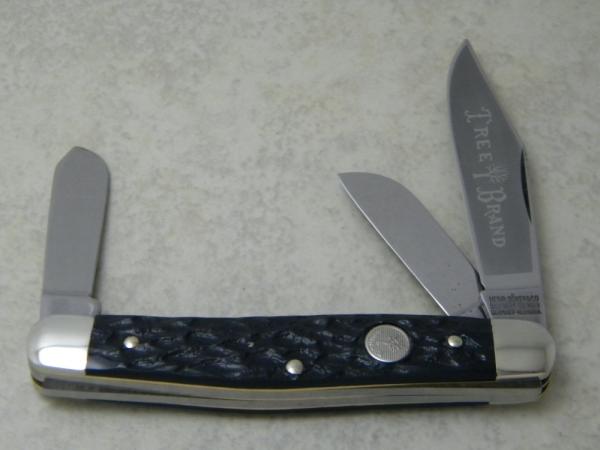 Boker Tree Brand Heinr. Boker & Co Germany Rough Black Stockman Knife