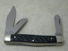 Boker Tree Brand Heinr. Boker & Co Germany Rough Black Stockman Knife