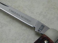 Boker Solingen Germany Tree Brand 9572 Red Bone Carolina Muskrat Knife in Box