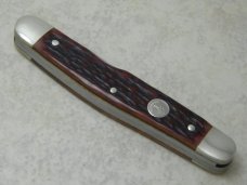 Boker Solingen Germany Tree Brand 9572 Red Bone Carolina Muskrat Knife in Box