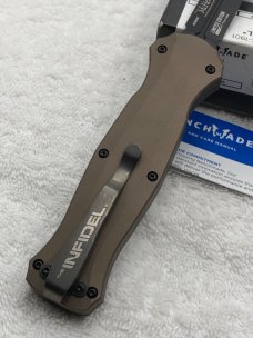Discontinued Benchmade 3300BK-1901 Limited Edition Infidel Double Action OTF Automatic Knife