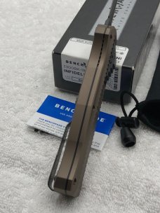 Discontinued Benchmade 3300BK-1901 Limited Edition Infidel Double Action OTF Automatic Knife