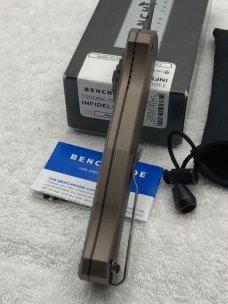 Discontinued Benchmade 3300BK-1901 Limited Edition Infidel Double Action OTF Automatic Knife