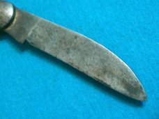 ANTIQUE VINTAGE COLONIAL ARCH HANDLE FOLDING POCKET TOOTHPICK TICKLER FISH KNIFE KNIVES OLD COMPASS