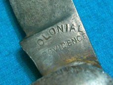 ANTIQUE VINTAGE COLONIAL ARCH HANDLE FOLDING POCKET TOOTHPICK TICKLER FISH KNIFE KNIVES OLD COMPASS