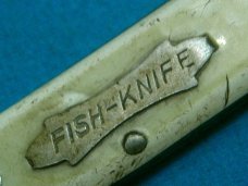 ANTIQUE VINTAGE COLONIAL ARCH HANDLE FOLDING POCKET TOOTHPICK TICKLER FISH KNIFE KNIVES OLD COMPASS