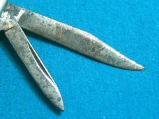 VINTAGE WESTERN USA 292 D TRAPPER FOLDING POCKET KNIFE KNIVES OLD SMALL