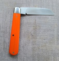 T A Davison Straight Lambsfoot Jack.3.625".Orange G10..Cpm154..jeweled liners..#2373..New from maker