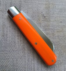 T A Davison Straight Lambsfoot Jack.3.625".Orange G10..Cpm154..jeweled liners..#2373..New from maker