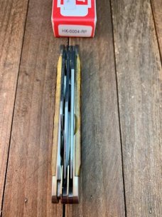 Henckels by Boker 4 Blade Stockman Hellbraun Pin Feather Jigged Bone