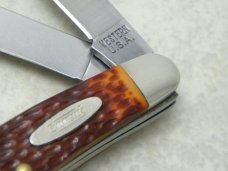 Camillus / Western USA Jigged Delrin Large Stockman Knife